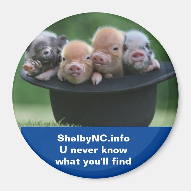 Imã Imagem do Shelby NC (Frente)