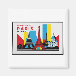 Imã Imagem do Skyline 2 Paris