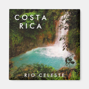 Imã Imagem do Souvenir na Costa Rica Rio Celeste
