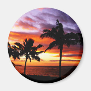 Imã Imagem do Sunset Havaiano