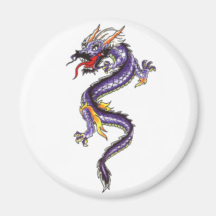 Imã Imagem do tema     CoolOriental Purple Dragon