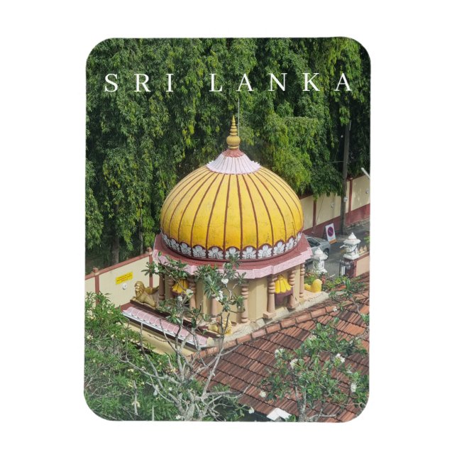 Ímã Imagem do Templo do Sri Lanka (Vertical)