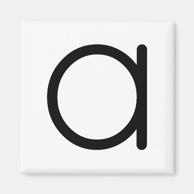 Imã Imagem do título "a" (Frente)