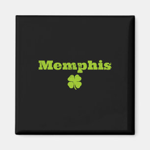 Imã Imagem do Trevo do Orgulho Irlandês de Memphis Tn