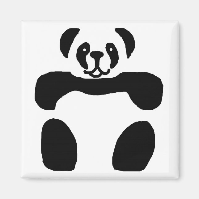 Imã Imagem do urso Panda (Frente)