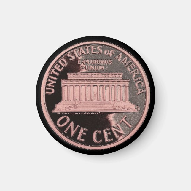 Imã Imagem do USA Penny pela Splashartworks2x (Frente)