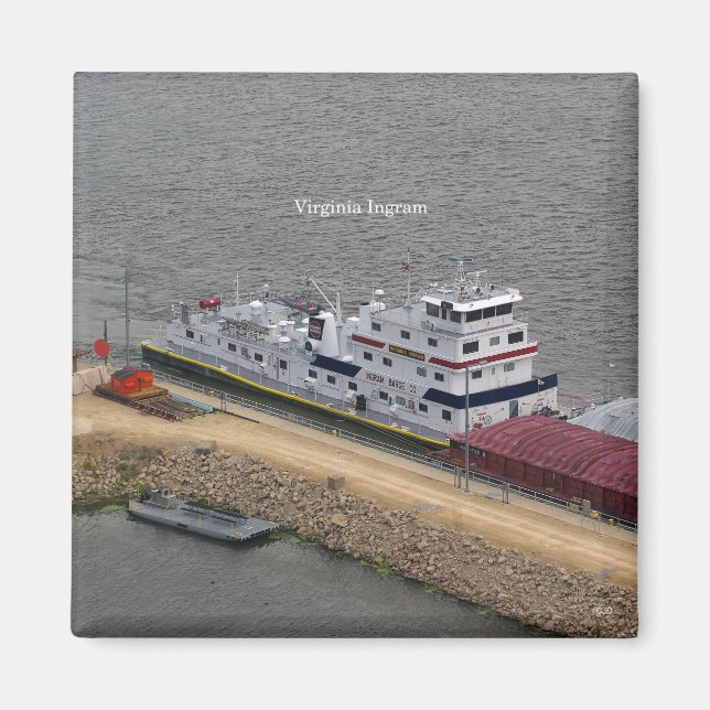 Imã Imagem do Virginia Ingram (Frente)