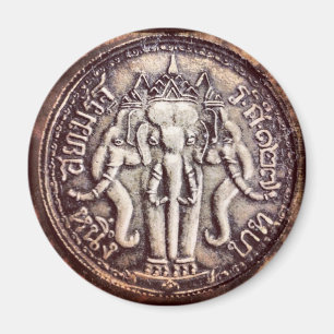 Imã Imagem Elefante Baht-Tailândia