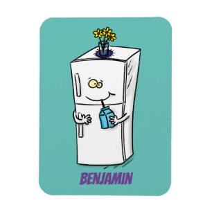 Ímã Imagem engraçada do desenho do desenho do refrige