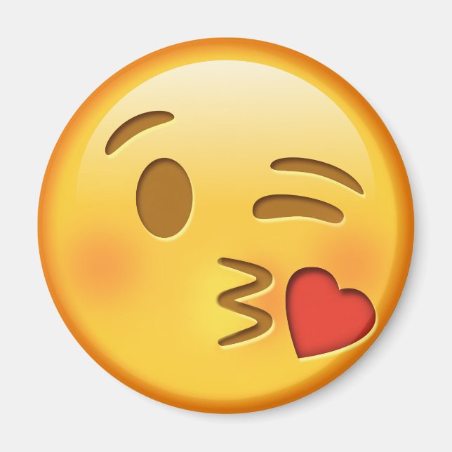 Imã Imagem engraçada e redonda (Frente)