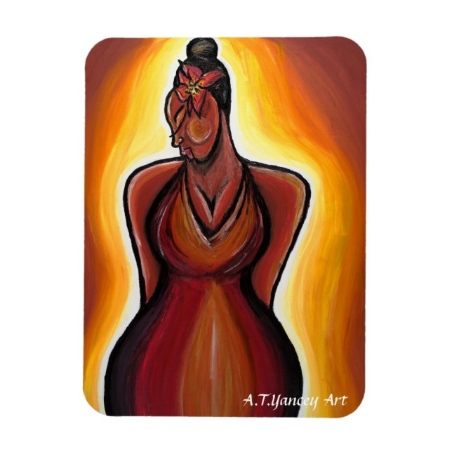 Ímã Imagem Flexi Premium de Beleza Silenciosa (Vertical)