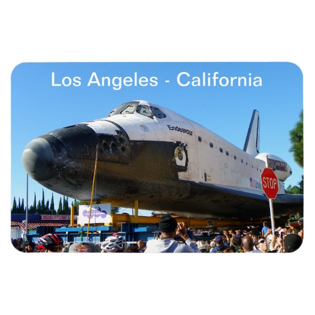 Ímã Imagem Flexi Premium de Los Angeles/Endeavor! (Horizontal)