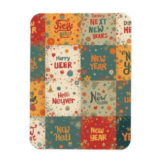 Ímã Imagem flexível com vibração de ano novo