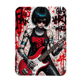 Ímã Imagem flexível de rebelião CyberBass