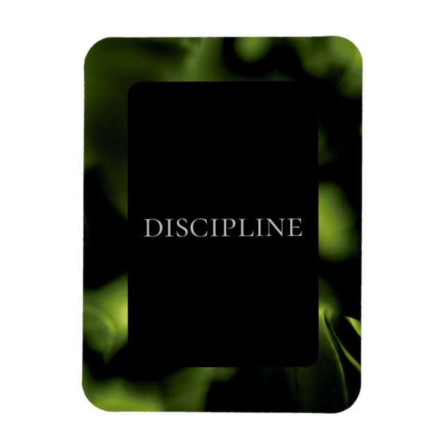 Ímã Imagem flexível "Disciplina" (Vertical)