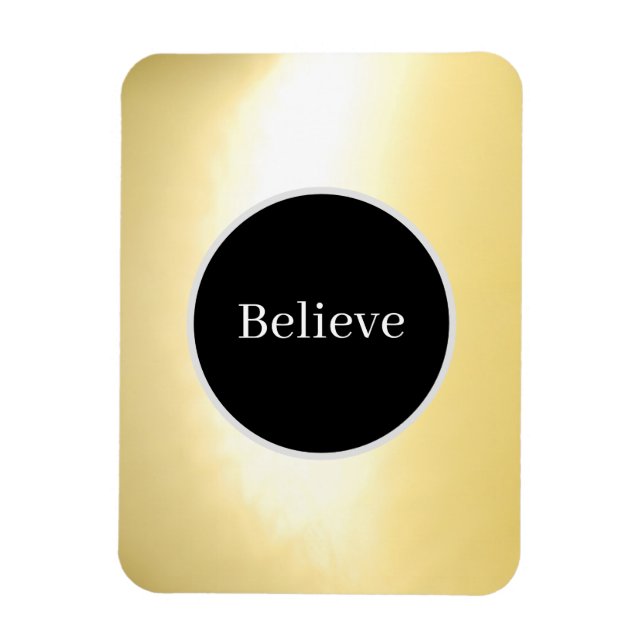 Ímã Imagem flexível Dourada e preta (Vertical)