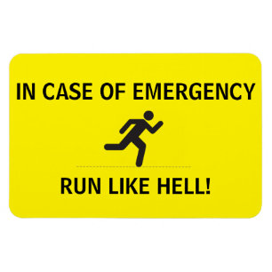 Ímã Imagem flexível - EXECUTE COMO INFERNO!