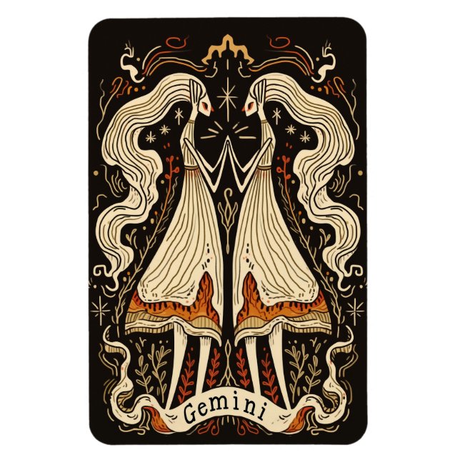 Ímã Imagem flexível Gemini Celestial (Vertical)