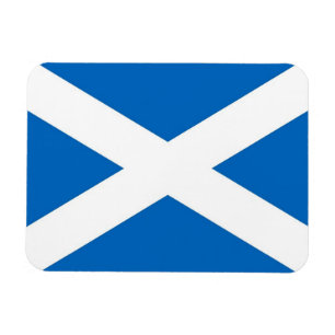 Ímã Imagem flexível patriótica com bandeira da Escó