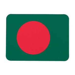 Ímã Imagem flexível patriótica com bandeira de Banglad