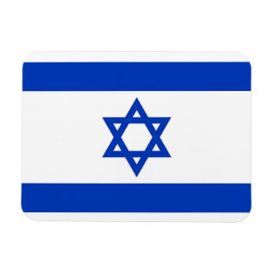 Ímã Imagem flexível patriótica com bandeira de Israe