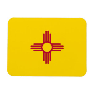 Ímã Imagem flexível patriótica com bandeira do Novo Mé