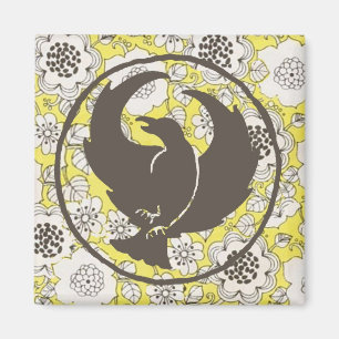 Imã Imagem Floral Crowfoot Vintage