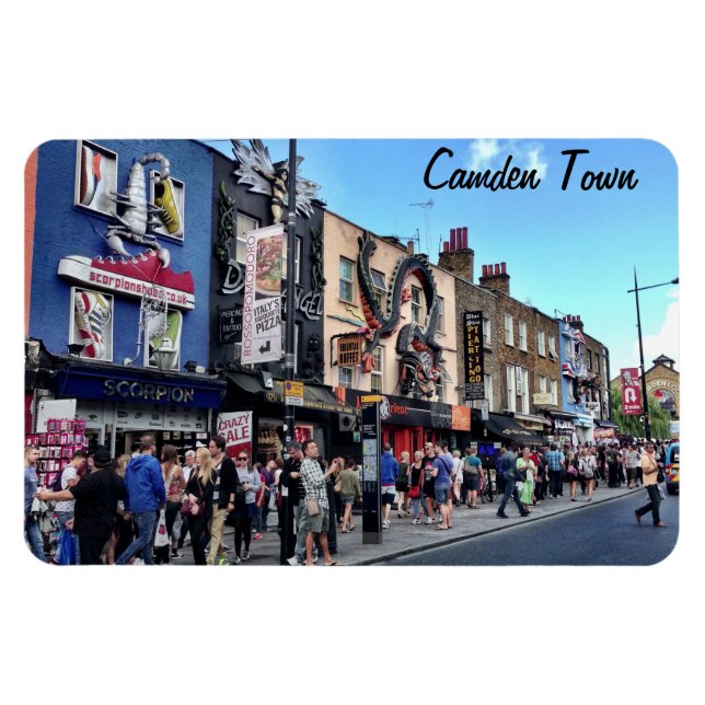 Ímã Imagem fotográfica de Camden Town 4"x6" (Horizontal)