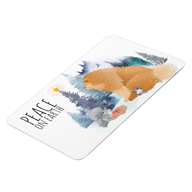 Ímã Imagem fotográfica de cão PEACE Chow (Left Side)