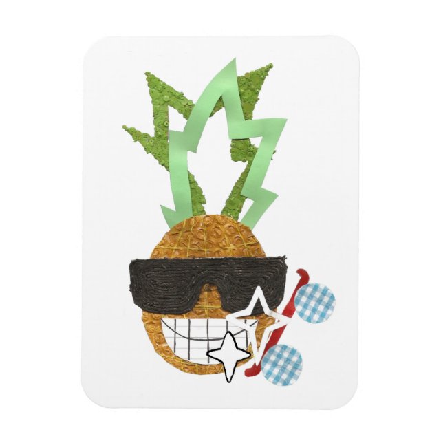 Ímã Imagem Fotográfica do Pineapple legal (Vertical)
