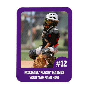 Ímã Imagem Fotográfica do Sports Team Player (3" x4" i