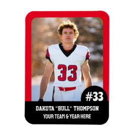 Ímã Imagem Fotográfica do Sports Team Player (3" x4" i