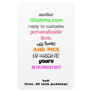 Ímã Imagem fotográfica flexível 4x6"