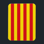 Ímã Imagem fotográfica flexível com bandeira da Catalu<br><div class="desc">Adicione um toque de orgulho catalão a qualquer espaço com o nosso ímã fotográfico flexível e exclusivo com a bandeira da Catalunha! Projetado para funcionalidade e expressão cultural, este ímã é mais do que apenas um acessório decorativo — é uma celebração do patrimônio e identidade da Catalunha. A vibrante design...</div>
