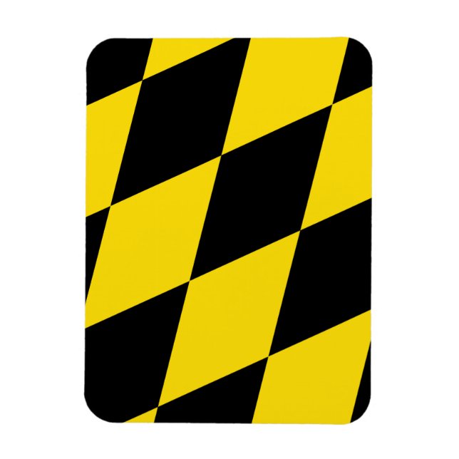 Ímã Imagem fotográfica flexível com bandeira de Muniqu (Vertical)