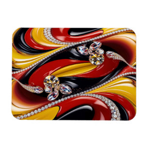 Ímã Imagem fotográfica flexível com cores belgas