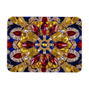 Ímã Imagem fotográfica flexível com cores colombianas