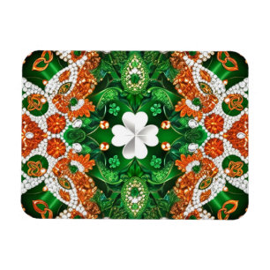 Ímã Imagem fotográfica flexível com cores irlandesas