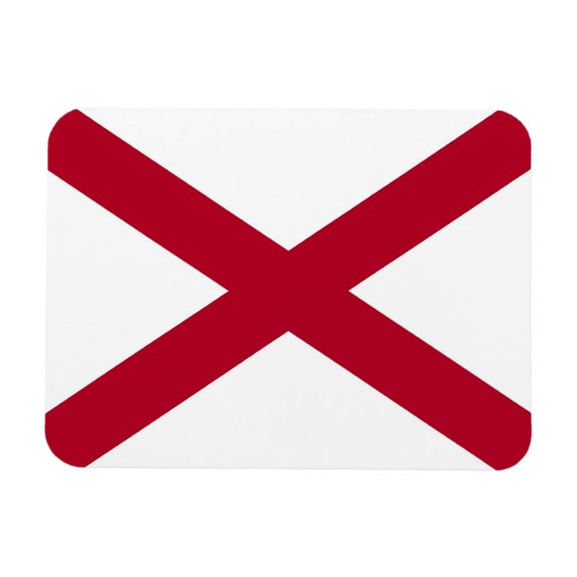 Ímã Imagem fotográfica flexível patriótica com bandeir (Horizontal)