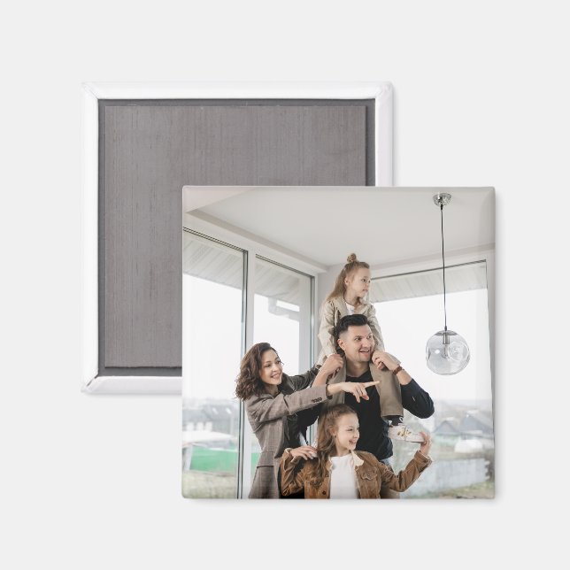 Imã Imagem fotográfica, ímã personalizado, memórias da (Front/Back)