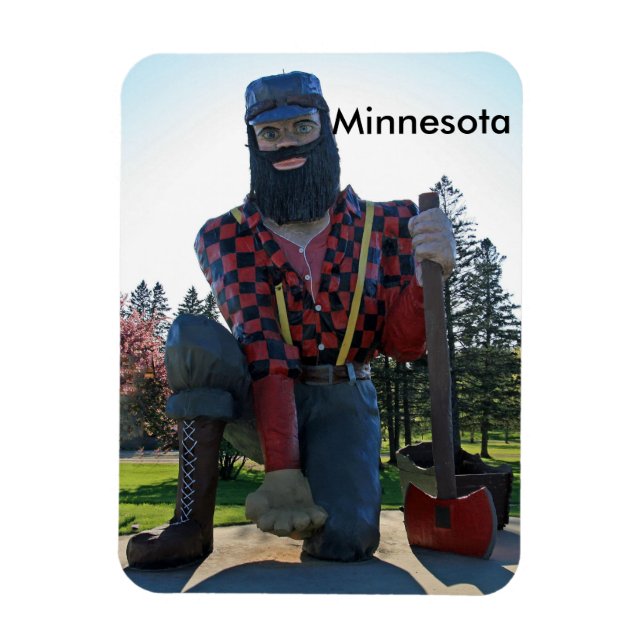 Ímã Imagem fotográfica Paul Bunyan 3"x4" (Vertical)