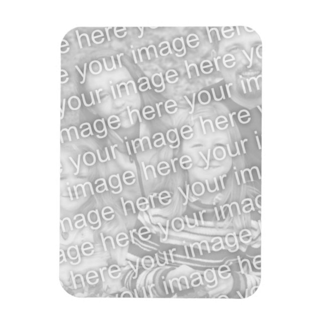 Ímã Imagem fotográfica personalizada | Adicionar a ima (Vertical)