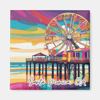 Imã Imagem Funky City Magnet - Papais noeis Monica