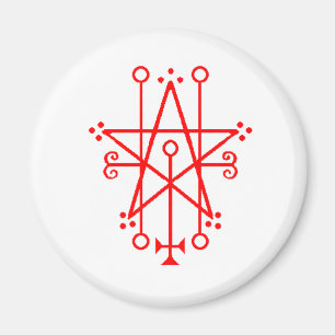 Imã Imagem Gótica Astaroth Demon Sigil