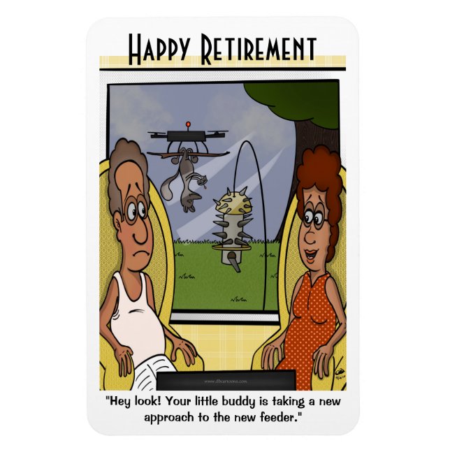 Ímã Imagem Grande com Prova de Esquilo (Vertical)