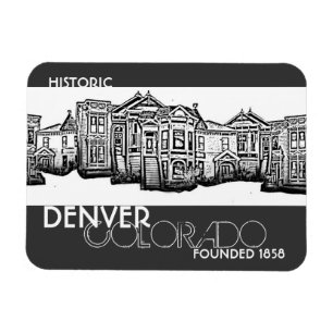 Ímã Imagem histórica de Denver Colorado