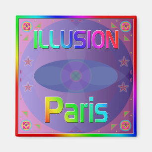 Imã Imagem "ILLUSION Paris"