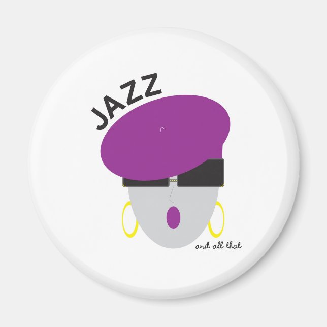 Imã Imagem "Jazz" de AnabelNY (Frente)