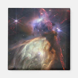 Imã Imagem JWST de estrelas Rho Ophiuchi