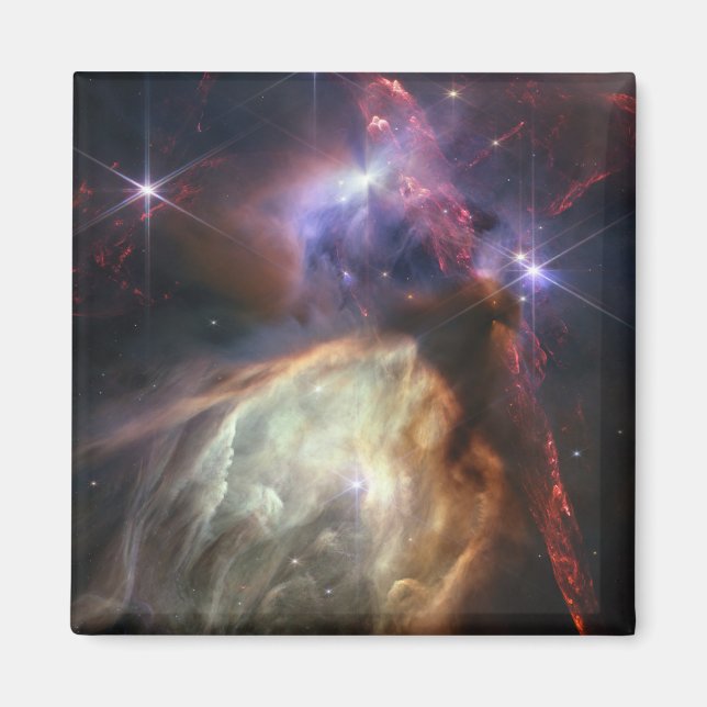 Imã Imagem JWST de estrelas Rho Ophiuchi (Frente)